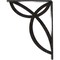 Ekena Millwork Versailles Wrought Iron Bracket, (Single center brace), Antiqued Pewter 1 1/2"W x 7 1/2"D x 10"H BKTM01X07X10SVEAPW - alternate 2